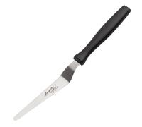 Ateco 1317 Ultra Offset Tapered Spatula with 4.75 by .75-Inch Stainless Steel Blade, Plastic Handle, Dishwasher Safe