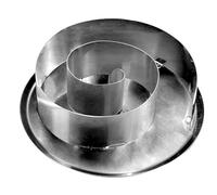 Ateco 1494 Spiral Pattern Bread Stamp, Stainless Steel