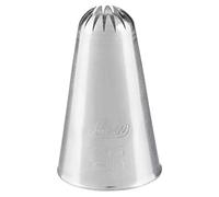 Ateco 195 Decorating Tip - Closed Star Silver Stainless Steel Piping Tip