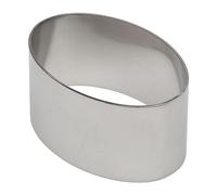 Ateco 4906 Oval Stainless Steel Form, 3.13 by 1.38-Inches High