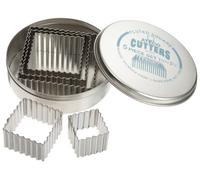 Ateco 5 pc Fluted Square Cutter Set