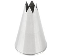Ateco # 824 - Open Star Pastry Tip .38'' Opening Diameter- Stainless Steel