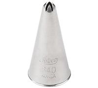 Ateco # 840 - Closed Star Pastry Tip .16'' Opening Diameter- Stainless Steel