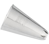 Ateco # 844 - Closed Star Pastry Tip .38'' Opening Diameter- Stainless Steel