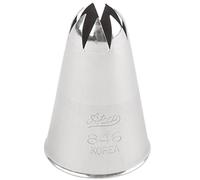 Ateco # 846 - Closed Star Pastry Tip 1/2'' Opening Diameter- Stainless Steel