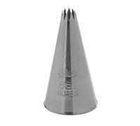 Ateco # 861 - French Star Pastry Tip .19'' Opening Diameter- Stainless Steel by Ateco