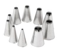 Ateco 870 - French Star Pastry Tips Set (860-869)