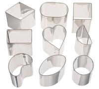 Ateco 9 pc Petit Four Stainless Steel Cutter Set