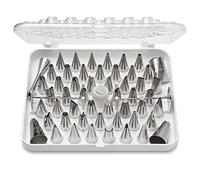 Ateco Cake, 783 55 pc Decorating Tip Set, Silver
