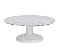 Ateco 612 Revolving Cake Decorating Stand, Cast Iron, White