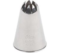 Ateco Extra Large Stainless Steel closed Star 848 Pastry Piping Cream Icing Tube Nozzle