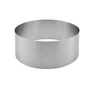 Ateco Round Cake Ring Dessert Mold, 3" High x 7.875" Diameter, Stainless Steel