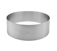 Ateco Round Cake Ring Dessert Mold, 3" High x 9.5" Diameter, Stainless Steel