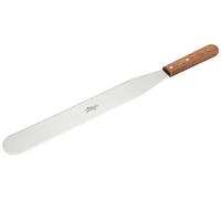 Ateco Straight Spatula with 14-Inch Stainless Steel Blade, Wood Handle, Silver