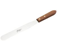 Ateco Straight Spatula with 8-Inch Stainless Steel Blade, Wood Handle
