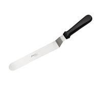 Ateco Ultra Offset Spatula with 9.75-Inch Stainless Steel Blade, Plastic Handle, Dishwasher Safe, Black, 9.75 Inch