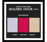 ATEEZ - ATEEZ GOLDEN HOUR : PART.2 11th Mini Album (POCA ALBUM Random Ver + Gift Card) K-POP SEALED