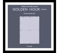 ATEEZ - ATEEZ GOLDEN HOUR : PART.2 11th Mini Album (POCA ALBUM TO Ver + Gift Card) K-POP SEALED