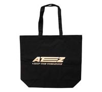 ATEEZ Fellowship Map The Treasure Tote Bag (One Size) (Black)