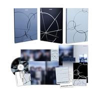 ATEEZ - GOLDEN HOUR : Part.4 13th Mini Album (Random Ver.) Photobook + DISC + Sticker + Folded Poster + Photocards + 2 Pin Badges + 4 Extra Photocards Official K-POP Sealed Album