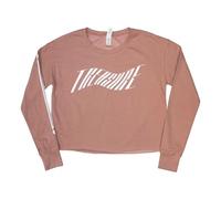 ATEEZ Unisex Adult Fellowship Map The Treasure Crop Back Print Sweatshirt (S) (Pink)