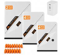 ATEK 10 Pack Vacuum Storage Bags with Electric Pump, Space Saver Bags | 3 Sizes, USB-C Pump, Up to 70% Space Saving, Reusable P PE, Clothes & Bedding Storage, Secure Zip & Valve
