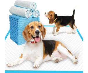 ATEK 100 Pack Puppy Training Pads, 55 x 58 cm Dogs Puppy Pads | Super-Absorbent 5 Layers, Disposable Puppy Pee Pads, Quick Dry, Suitable for Puppies & Adult Dogs