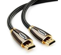 ATEK 1M, High Speed Hdmi Cable 4K, 2.0 Braided Goldplatedhdmilead Support4K, 2160P, 3D Hdtv Uhd Compatible With Hdtv, X Box, Sky Hd Box