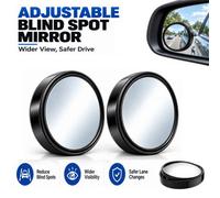 Atek 2 Pack Convex Blind Spot Car Mirrors 2 Inch Adjustable Wide Angle View