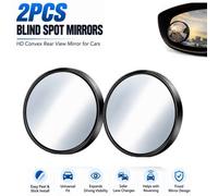 Atek 2 Pack Fixed Convex Blind Spot Car Mirrors Wide Angle Driving Safety