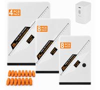 ATEK 20 Pack Vacuum Storage Bags with Electric Pump, Space Saver Bags | 3 Sizes, USB-C Pump, Up to 70% Space Saving, Reusable P PE, Clothes & Bedding Storage, Secure Zip & Valve