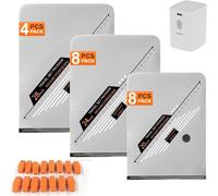 ATEK 20 Pack Vacuum Storage Bags with Wireless Air Pump Reusable Space Saver Vacum Compression Vac Seal Bags for Clothing Travel Home in Clear Atek Clear