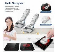 ATEK 2X Oven Glass & Hob Scraper Cleaning Tool Multi-Purpose Non-Scratch Cleaner For Cleaning Grease, Paint, Labels, Stickers