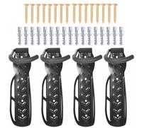 ATEK 4 Pack Bike Wall Mount Hooks - Heavy Duty Bike Hooks for Wall Storage