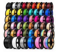 Atek 50 X Pla 3D Printer Filament 1.75mm 1Kg Spools Mixed Colours Clearance Lot