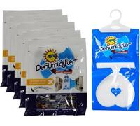 ATEK 6 Pack Wardrobe Dehumidifier Hanging Bags, 210g Each Disposable Wardrobe Dehumidifier, Moisture Absorbing Bags for Damp, Mould & Condensation Absorbers for Wardrobe, Home, Kitchen, Garage