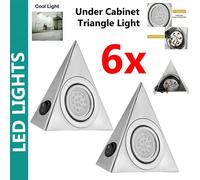 ATEK 6Pack Under Cabinet Lights, LED Motion Sensor Lights Indoor, Dimmable Under Cupboard Kitchen Lights, Stick on Magnetic Wardrobe in Silver Atek Silver