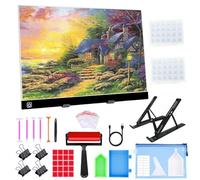 ATEK A3 Light Box for Diamond Painting, Ultra-Thin Optical Drawing Board with Adjustable Brightness, USB Powered Diamond Art Light Board for Drawing, Sketching, Animation & Craft Projects