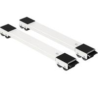 ATEK Adjustable Appliance Roller Stand 2Pcs Heavy Duty Furniture Dolly Trolley Extendable Base With Wheels For Washing Machine Fridge D