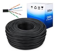 ATEK Cat 6 Ethernet Cable, 305m Ethernet Cable, 1Gbps, 250 MHz, ADSL AWG24 | UTP CCA, Internet Cable, Waterproof, RJ45 Compatibility, LAN Ethernet Network Cable