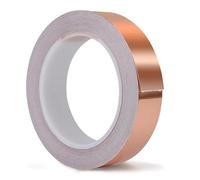 ATEK Copper Slug Tape, Conductive 5mm x 25m Self Adhesive Copper Tape for EMI Shielding, Guitar Shielding, Slug and Snail Barrier Tape for Garden Protection, DIY Crafts & Electronics Repair