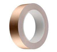 ATEK Copper Tape 20mm x 25m, Copper Foil Tape with Conductive Adhesive for Anti-Slug & Snail Control, Stained Glass, EMI & RF Shielding, Electrical Repairs, Paper Circuits, Grounding, Arts & Crafts