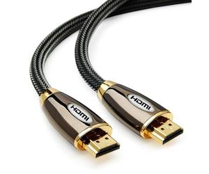 ATEK HDMICable 1M, High Speed HDMI cable 4k, 2.0 Braided GoldPlatedHDMILead Support4K, 2160P, 3D HDTV UHDC ompatible with HDTV, X Box, Sky HD box, HD-DVDVideo Monitors, Projectors, LCD (1.5M)
