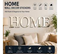 ATEK Home Wall Decor Stickers, Home, Love & Family Sign Wall Art Decals Decor Self Adhesive Removable Eco-Friendly For Home Kitchen