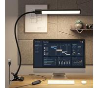 ATEK LED Desk Lamp, Flexible Eye Care Clip on LED Desk Light