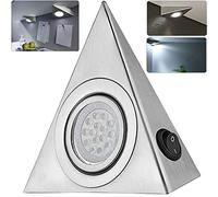 ATEK LED Under Cabinet Triangle Lights, Warm White Cupboard Spot Lights