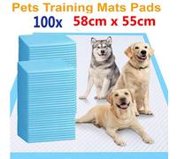 ATEK Pack Of 100 Puppy Dog Training Pads Large Size 58 X 55Cm Super Absorbent Leak Proof Quick Dry Anti Slip Potty Toilet Animal Mat