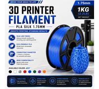 Atek Pla 3D Printer Filament 1.75mm 1Kg Blue Spool Low Warp Fdm Printing