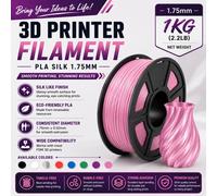 Atek Pla 3D Printer Filament 1.75mm 1Kg Candy Dandy Pink Spool Fdm