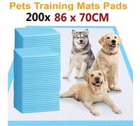 ATEK Puppy Dog Training Pads Large Size Pack Of 200 86 X 70Cm Super Absorbent Leak Proof Quick Dry Anti Slip Potty Toilet Animal Mat